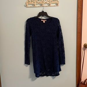 Forever 21 Navy Lace Dress